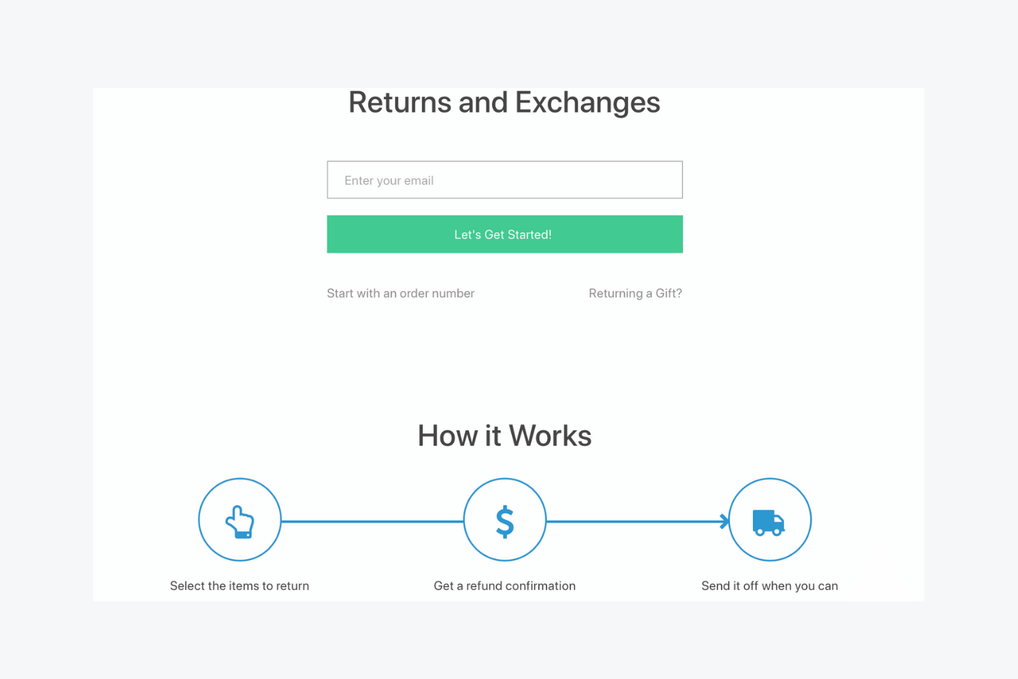 Returns & Exchanges