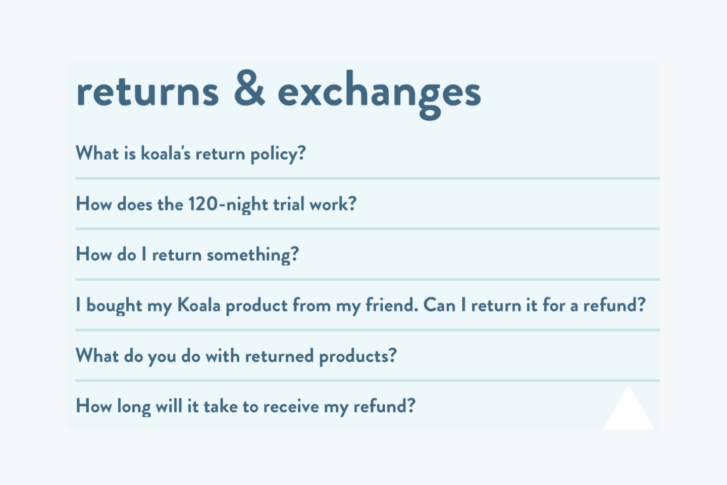 Exchange Policy